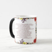 詩篇11聖なる書物、 経典アート – 主への信頼 モーフィングマグカップ (正面左)