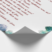 詩篇11聖なる書物、 経典アート – 主への信頼 ラッピングペーパー (角)