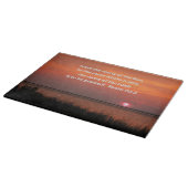 詩篇113:3太陽の昇りから カッティングボード (角)