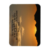 詩篇113:3日の出から… マグネット (縦)