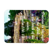 詩篇116:15のメモリ内 マグネット (横)