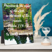 詩篇116:15の記憶 フォトプラーク (側面)