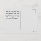 詩篇116 1-2私は主の聖書の聖句を愛している ポストカード (裏面)