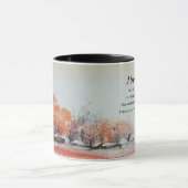 詩篇116 1-2私は主の聖書の聖句を愛している マグカップ (中央)