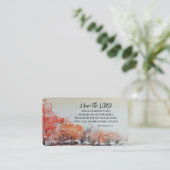 詩篇116 1-2私は主の聖書の聖句を愛している 名刺 (スタンド正面)