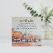 詩篇116 1-2私は主バイブルのフラットカードを愛する (スタンド正面)