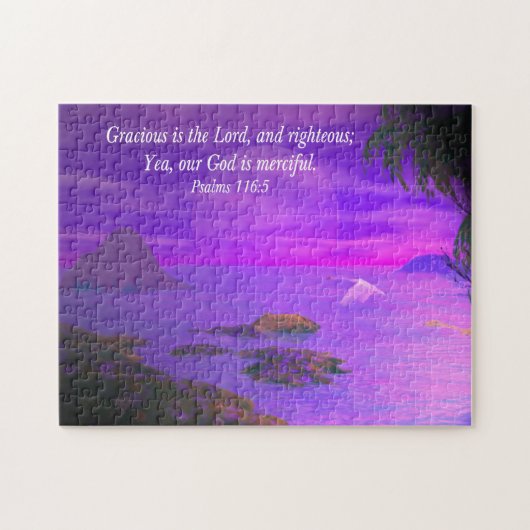 詩篇116:5 ジグソーパズル (横)