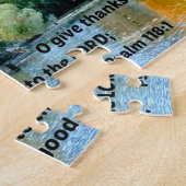 詩篇118:1神与えの主に対して感謝してい118:1 ジグソーパズル (側面)