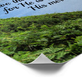 詩篇118:1神与えの主に対して感謝してい118:1 ポスター (角)