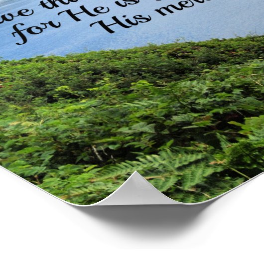 詩篇118:1神与えの主に対して感謝してい118:1 ポスター (角)