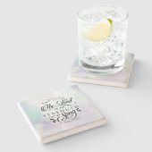 詩篇118:14主は私の力と私の歌 ストーンコースター (横)