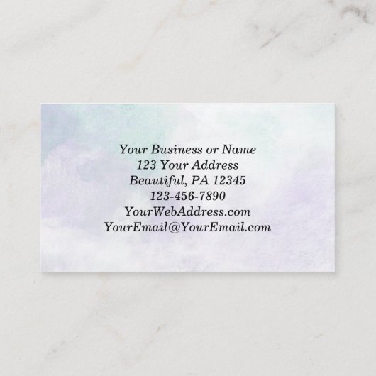 詩篇118:14主は私の力と私の歌 名刺 (裏面)