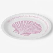 詩篇118:24この日はシーセルの日 ペーパープレート (アングル)