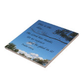 詩篇118:24この日は主が作った日である。 タイル (側面)