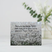 詩篇118:24この日は主が死ぬ日である ポストカード (スタンド正面)