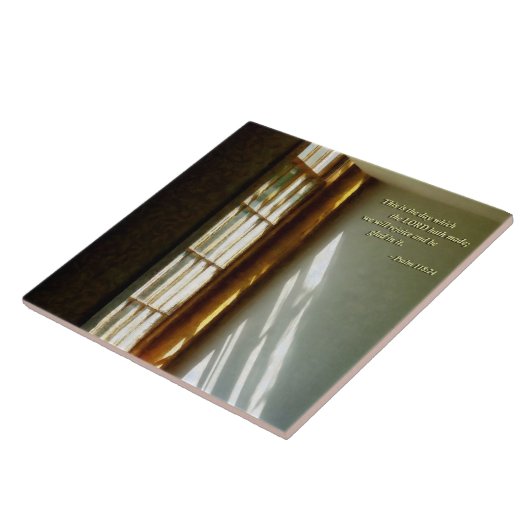 詩篇118 24この日は主が自分を守る日である タイル (側面)