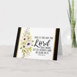 詩篇118:24この日は主の成した日である カード