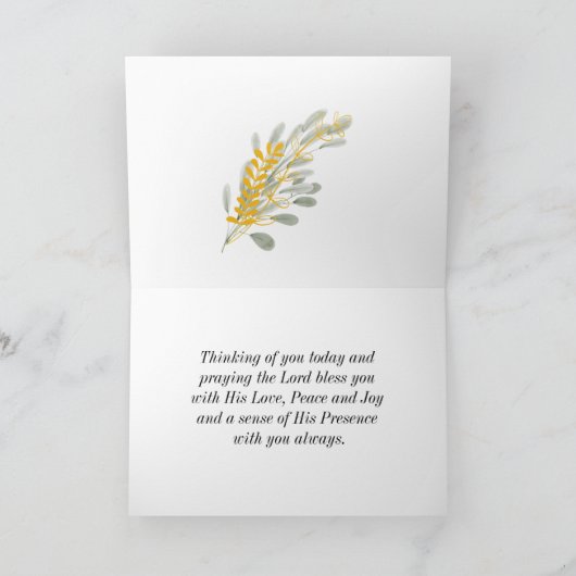 詩篇118:24この日は主の成した日である カード (内部)