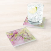 詩篇118:24この日は主の成した日である ガラスコースター (アングル)