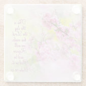 詩篇118:24この日は主の成した日である ガラスコースター (裏面)