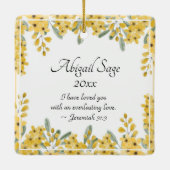 詩篇118:24この日は主の成した日である セラミックオーナメント (裏面)