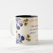 詩篇118:24この日は主の成した日である ツートーンマグカップ (正面左)