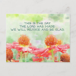 詩篇118:24この日は主の成した日である ポストカード