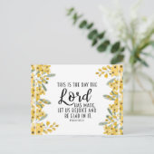 詩篇118:24この日は主の成した日である ポストカード (スタンド正面)