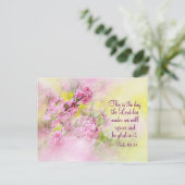 詩篇118:24この日は主の成した日である ポストカード (スタンド正面)