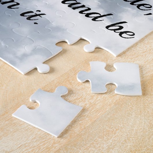 詩篇118:24この日は主の行われた日である。 ジグソーパズル (側面)