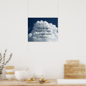 詩篇118:24この日は主の行われた日である。 ポスター (キッチン)