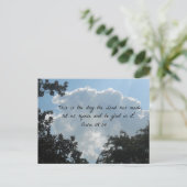 詩篇118:24この日は主の… ポストカード (スタンド正面)