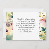 詩篇118:24主がカードを作った日 (裏面)