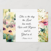 詩篇118:24主がカードを作った日 (正面/裏面)