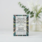 詩篇118:24主が持つ日である エンクロージャーカード (スタンド正面)