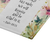 詩篇118:24主が聖書をつくった日 カッティングボード (角)