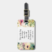 詩篇118:24主が聖書をつくった日 ラゲッジタグ (正面縦)