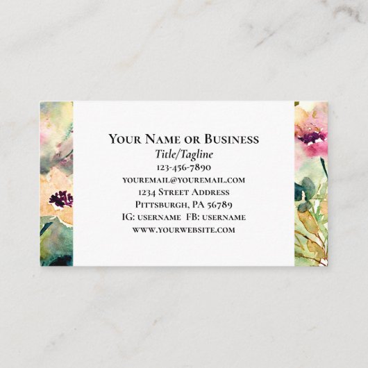 詩篇118:24主が聖書をつくった日 名刺 (裏面)