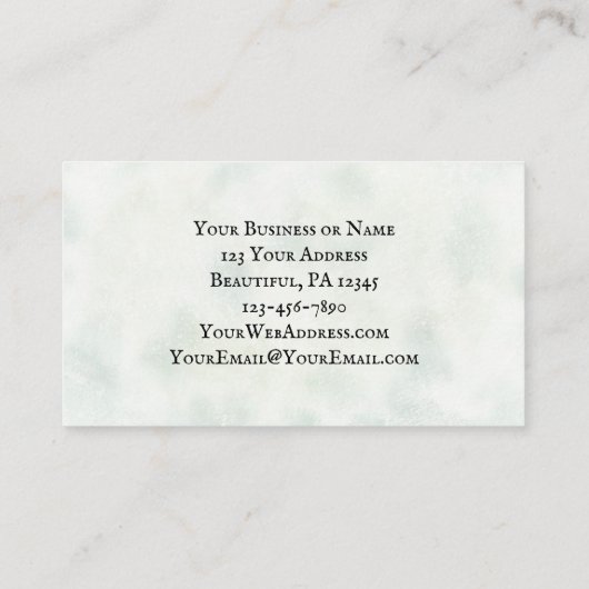 詩篇118:24今日はフローラ感動的 名刺 (裏面)