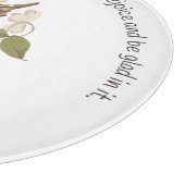 詩篇118:24聖書の聖句とスパローの対 カッティングボード (角)