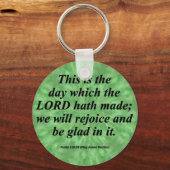 詩篇118-24集まって喜ぶ キーホルダー (正面)