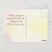 詩篇118:24 主が創った日 ポストカード (裏面)