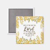 詩篇118:24 主が創った日 マグネット (正面/裏面)