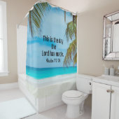 詩篇118:24、今日は… シャワーカーテン (インサイチュ)