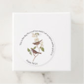 詩篇118:24　聖書の箇所　そしてスズメのペア フェイバータグ (インサイチュ)