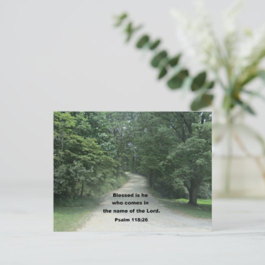 詩篇118:26 ポストカード (スタンド正面)