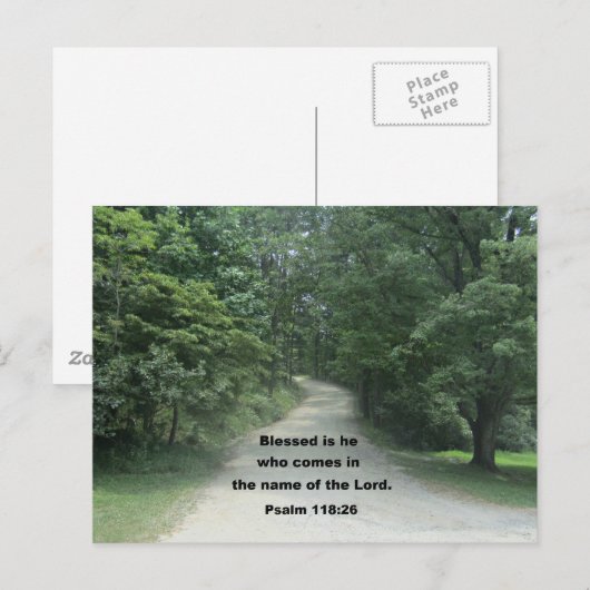 詩篇118:26 ポストカード (正面/裏面)