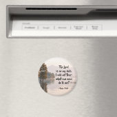 詩篇118:6主は私の側にあり、私は恐れない マグネット (インサイチュ (食洗機))