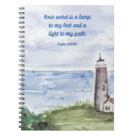 詩篇119あなたの言葉はランプの聖書の聖句ジャーナルである ノートブック