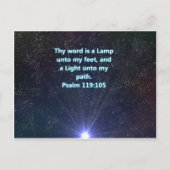 詩篇119聖句 ポストカード (正面)